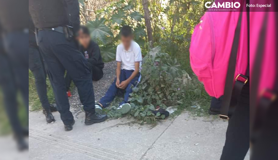 Terror en colonia Concepción: detienen a niños asaltantes con cuchillo en mano