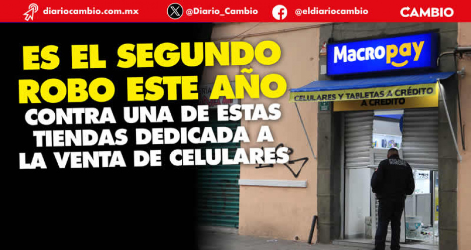 Delincuentes desarman y someten a polic&iacute;a auxiliar para robar celulares del Macropay en Mayorazgo