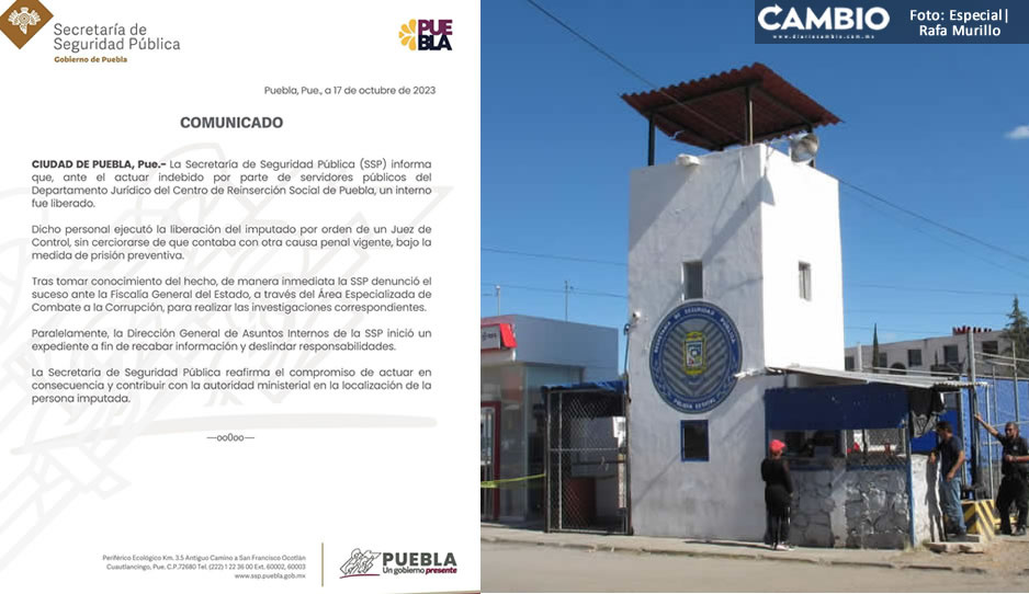 ¡No puede ser! Liberan a reo por error en el Cereso de San Miguel