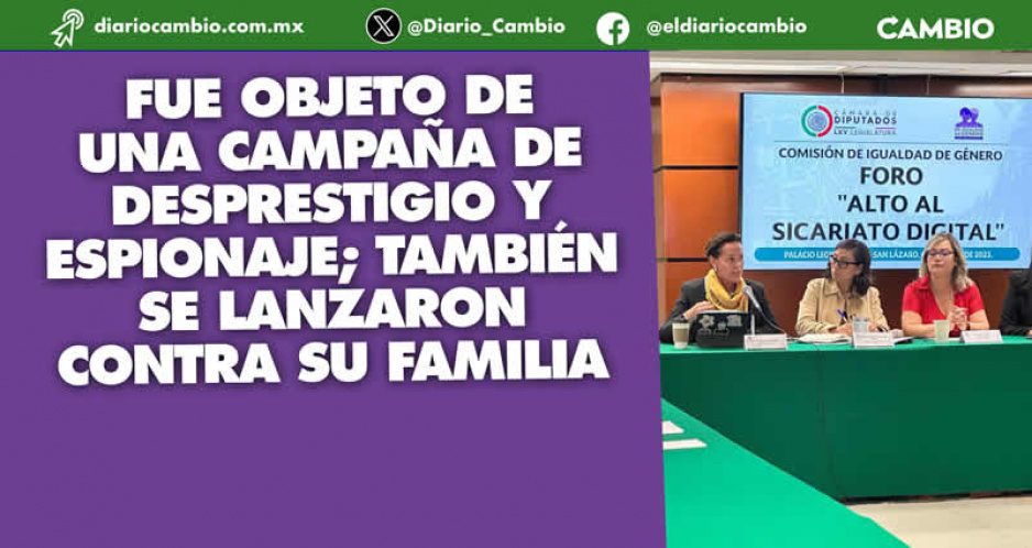 Narra Edurne Ochoa acoso digital en foro de la Cámara de Diputados