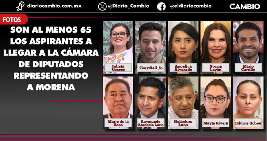 67 aspirantes de Morena se disputan los 16 distritos federales: habrá muchos debuts y pocas reelecciones