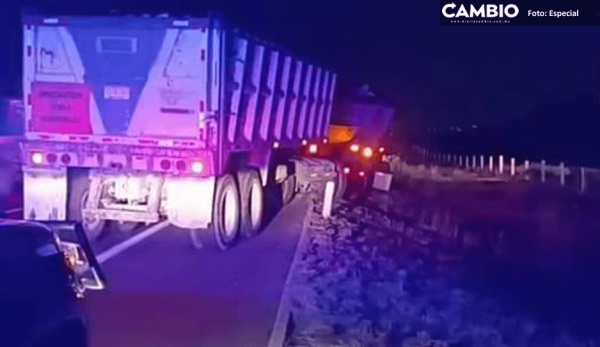 Rescatan a transportista y recuperan tractocamión robado en la Atlixcáyotl