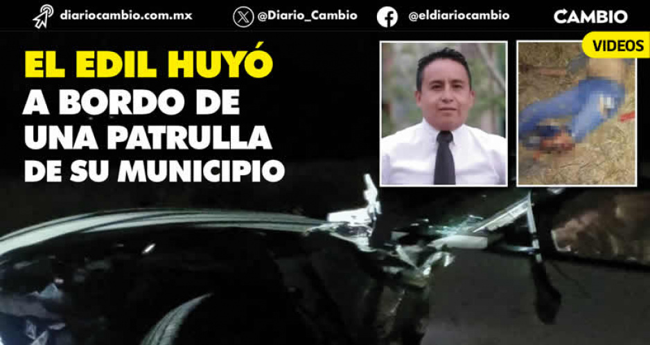 Alcalde de Tianguismanalco, ebrio, atropella y mata a motociclista