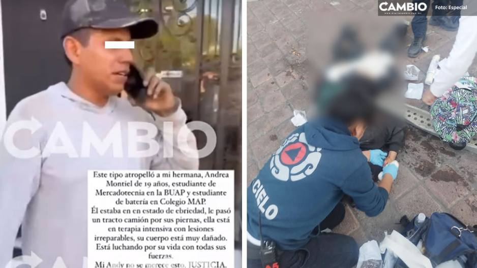 Él es Daniel, conductor ebrio que atropelló a estudiante BUAP en Zavaleta (VIDEO)