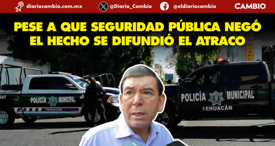Aunque Pedro Tepole niega la violencia, atracan a cuentahabiente en pleno centro de Tehuacán