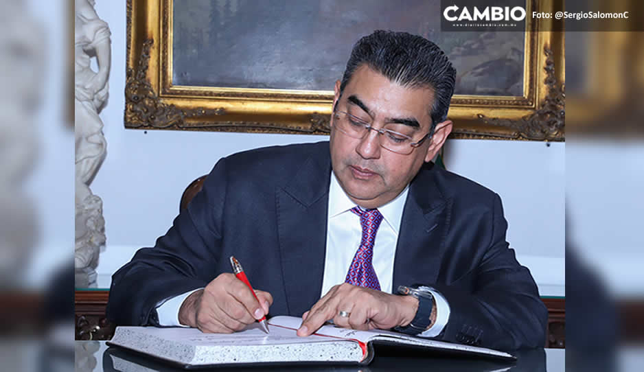 Anuncia Sergio Salomón reforma a la Ley del Notariado para Puebla
