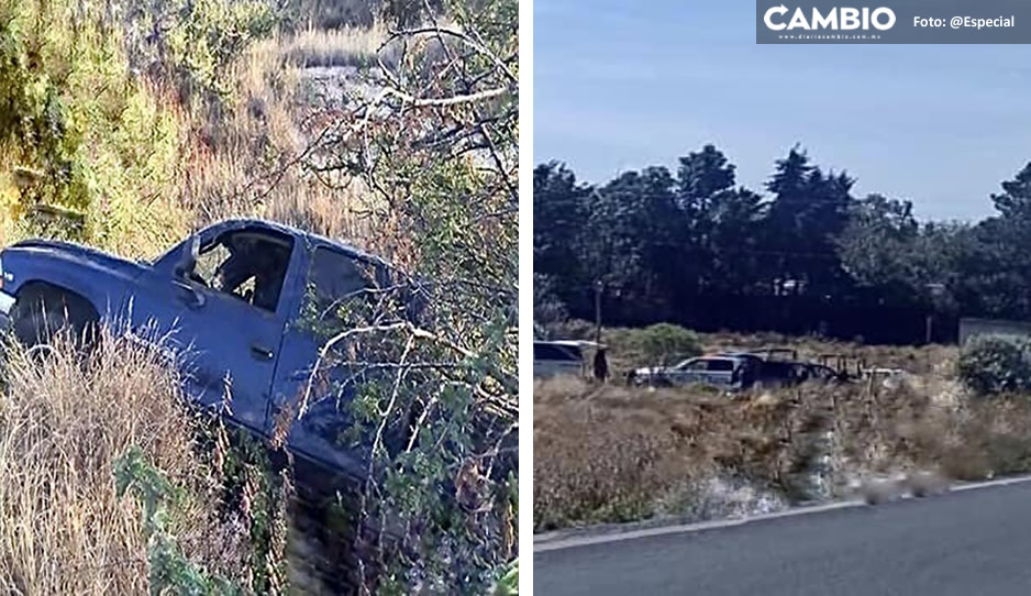 ¡No es Michoacán, es Puebla! Hallan a tres ejecutados dentro de una camioneta en Cañada Morelos