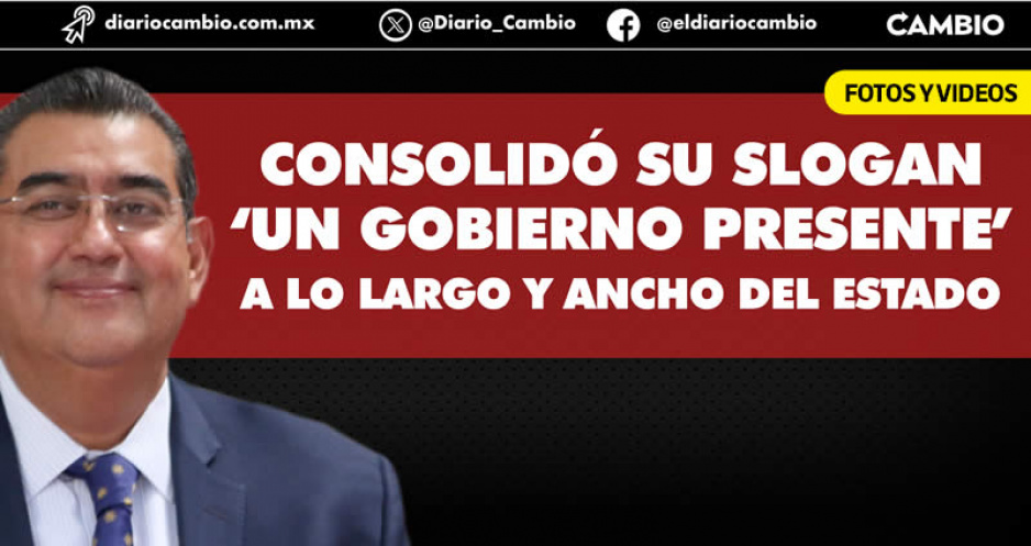 Sergio Salomón un año de gobernabilidad, conciliación y disminución de inseguridad