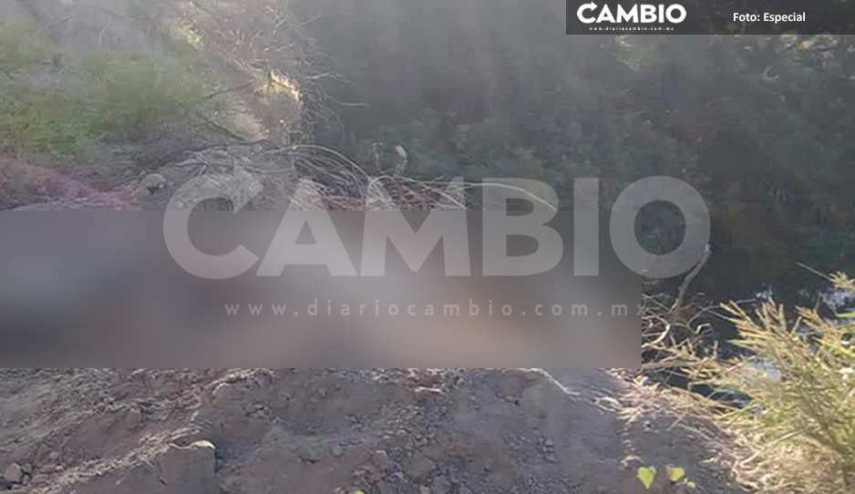 Maniatado y con diez disparos, hallan cadáver de joven en Chietla