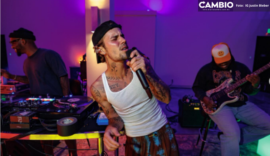 Justin Bieber enloquece a sus fans al aparecer en estudio ¿se vendrá disco?