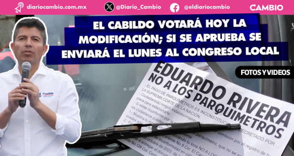 Lalo promete tarifa de 5 pesos y última hora gratis para revivir parquímetros, pero propuestas no están en el dictamen