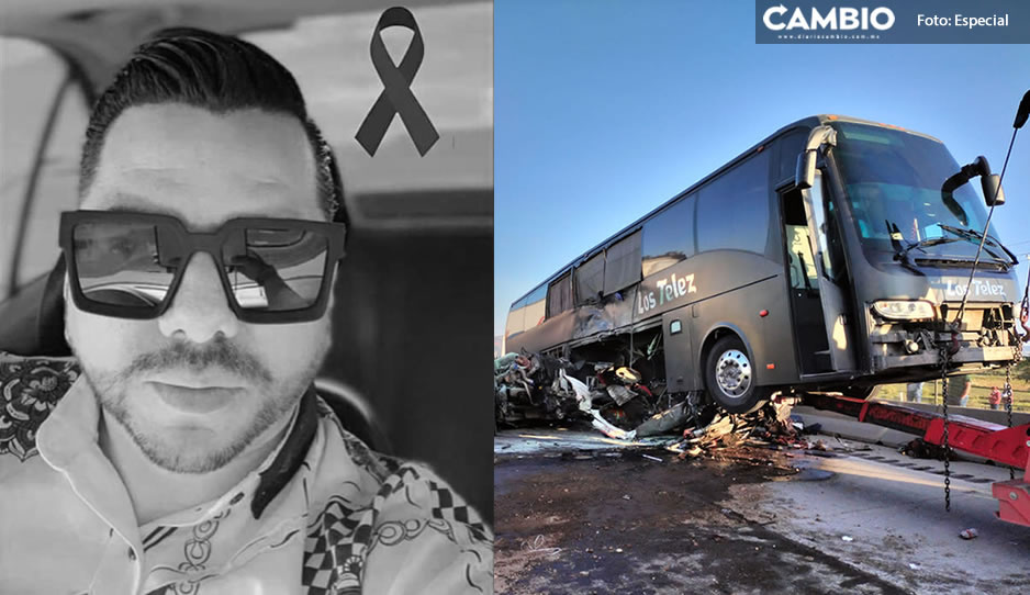 Charlie era el mánager de los Telez y murió en choque con tráiler en la Puebla-Orizaba