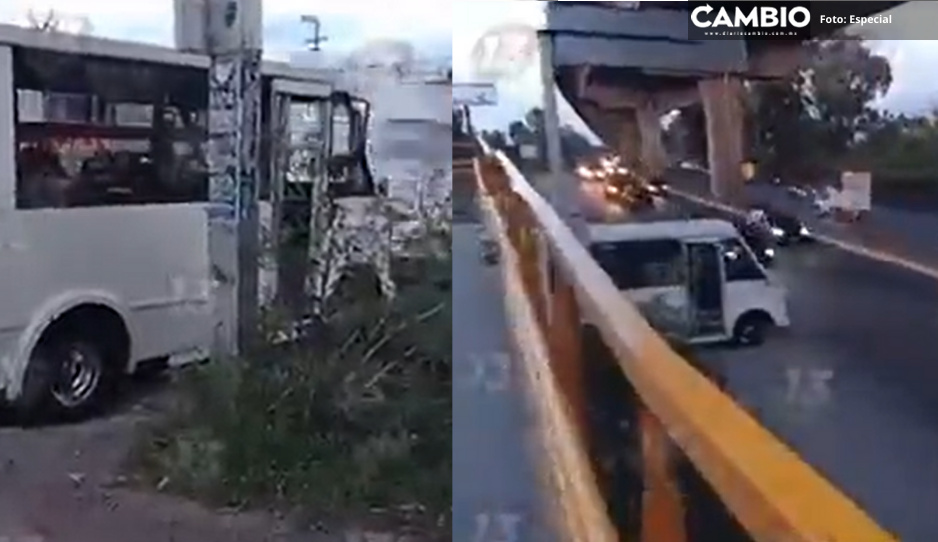 Cafre de ruta 30A se mete &#039;a la brava&#039; a la autopista y pone en riesgo a pasajeros (VIDEO)