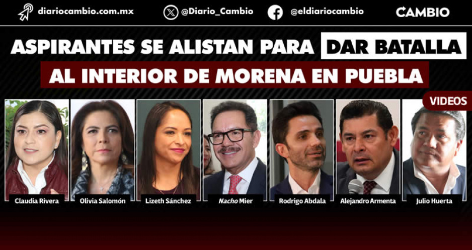 Inicia la guerra: 18 de septiembre Morena publicará la convocatoria para definir al candidato a la gubernatura