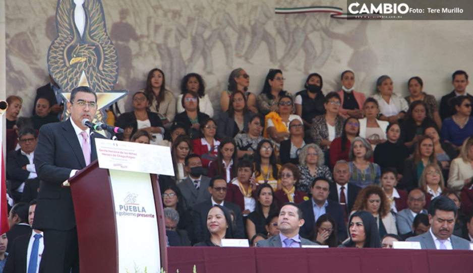 Sergio Salomón anuncia rehabilitación de centros escolares de Puebla (VIDEO)