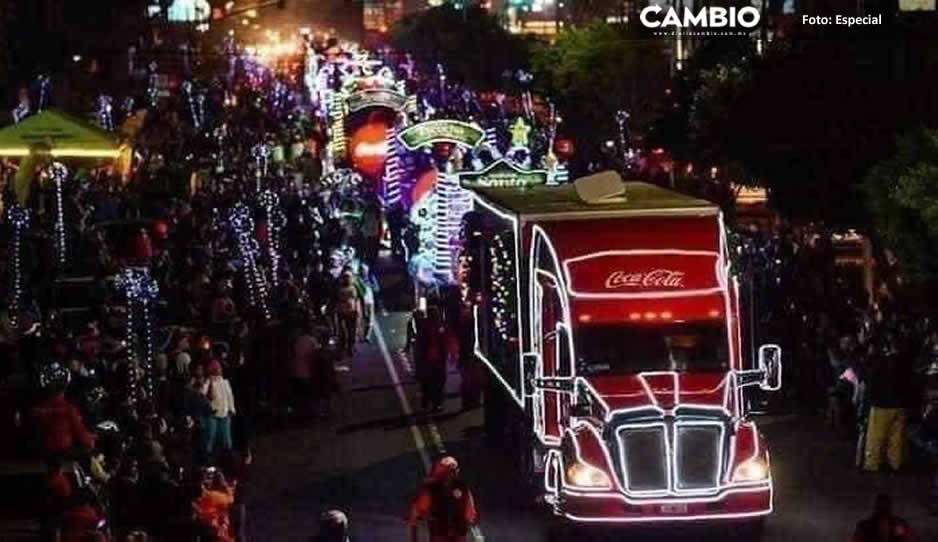 ¡Prepárate! Aseguran que Caravana Coca-Cola regresa a Puebla (VIDEO)