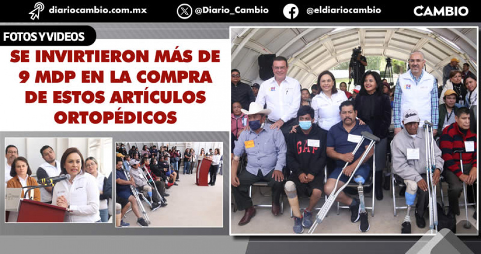 Gaby Bonilla y DIF Estatal entregan prótesis y aparatos a 155 personas con discapacidad: superan meta del 2023