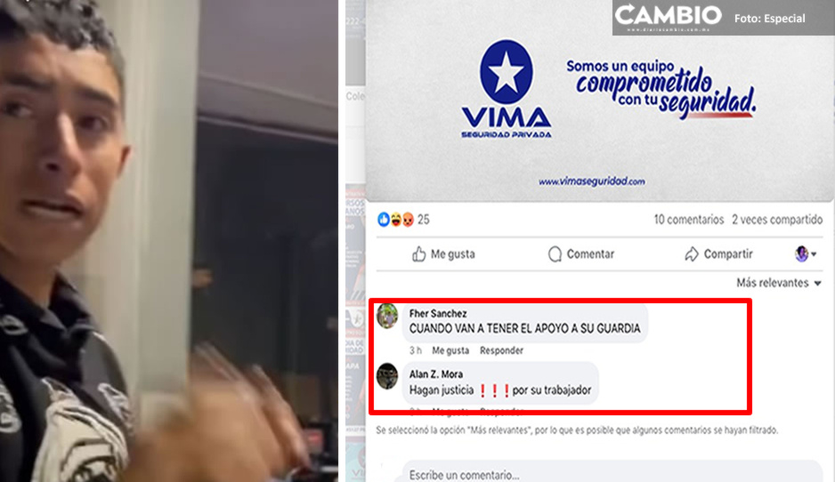 Poblanos estallan vs empresa VIMA por correr a José tras golpiza del mirrey