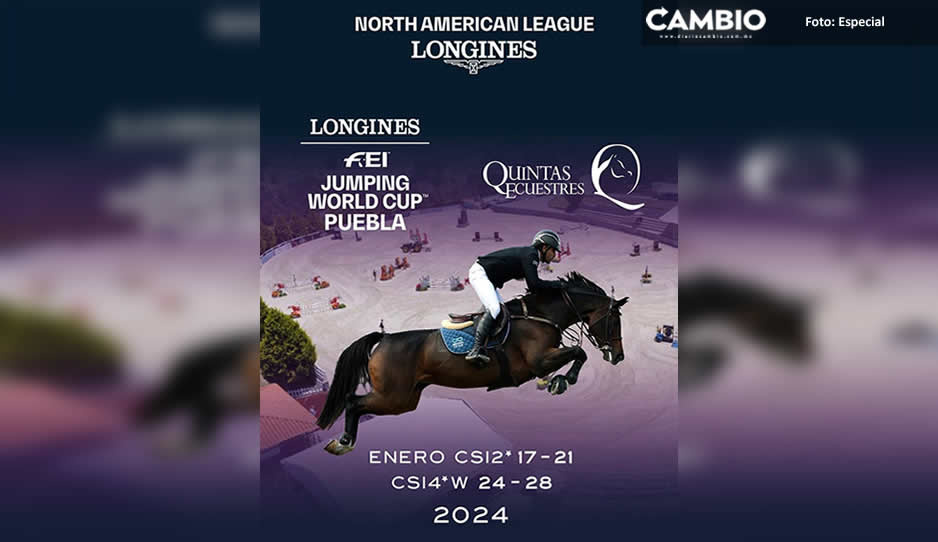 ¡Atención jinetes! Puebla será sede del Longines Jumping World Cup 2024 en Haras del Bosque
