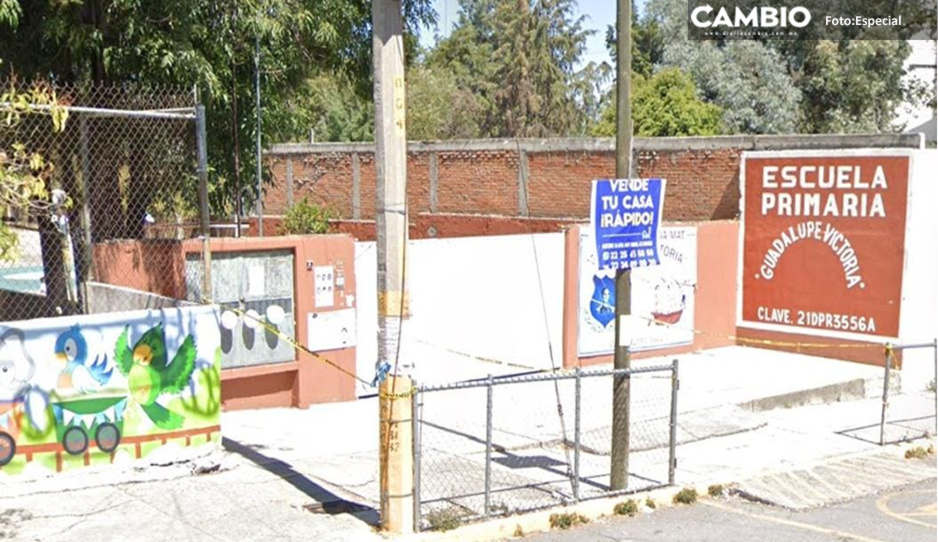 Roban computadoras de primaria Guadalupe Victoria en Puebla