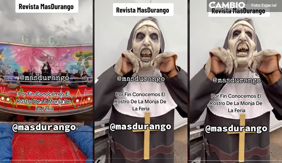 Así es como luce el rostro de `La Monja viral de Tik Tok´ (VIDEO)