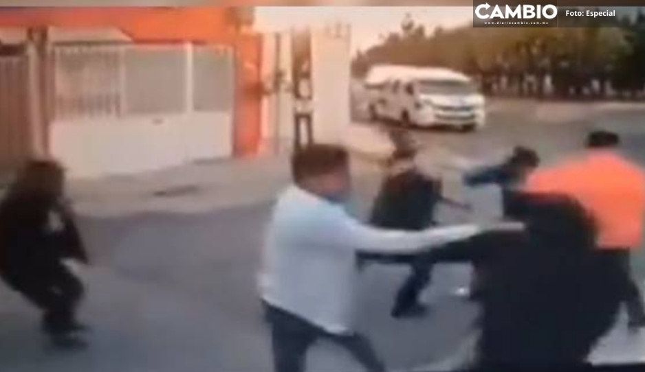 SSC Cholula intervino en golpiza a guardia en fraccionamiento Momoxpan (VIDEO)