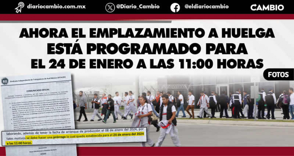 Empresa y Sindicato de Audi acuerdan prórroga para el emplazamiento a huelga