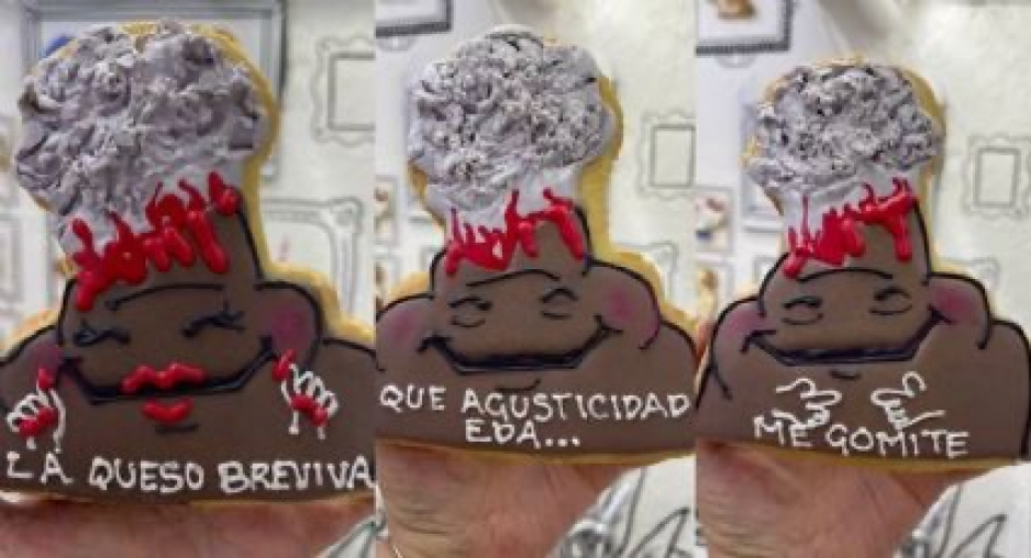 ¡Ternura! Crean galleta inspirada en el volcán Popocatépetl