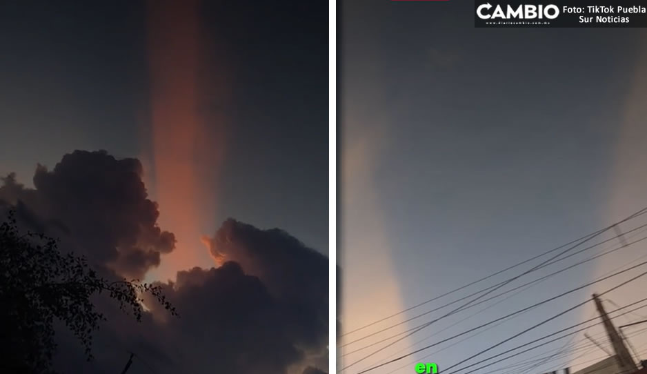 ¿Qué pasó en Puebla? Impresionante rayo por la tarde y temblor por la noche (VIDEO)
