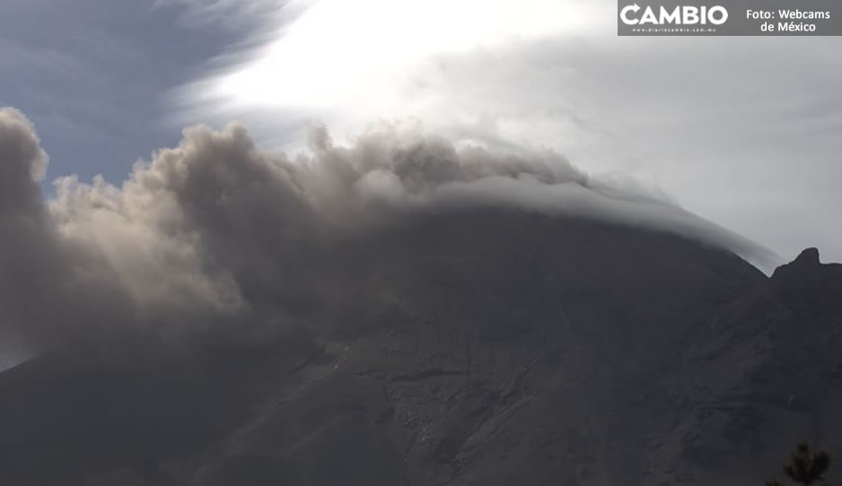 ¡Calma, Don Goyo! Alertan por caída de ceniza este día en Puebla (VIDEO)