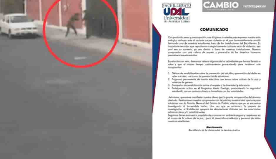 UDAL cooperará con la FGE para esclarecer caso de Santiago, alumno apuñalado por compañero