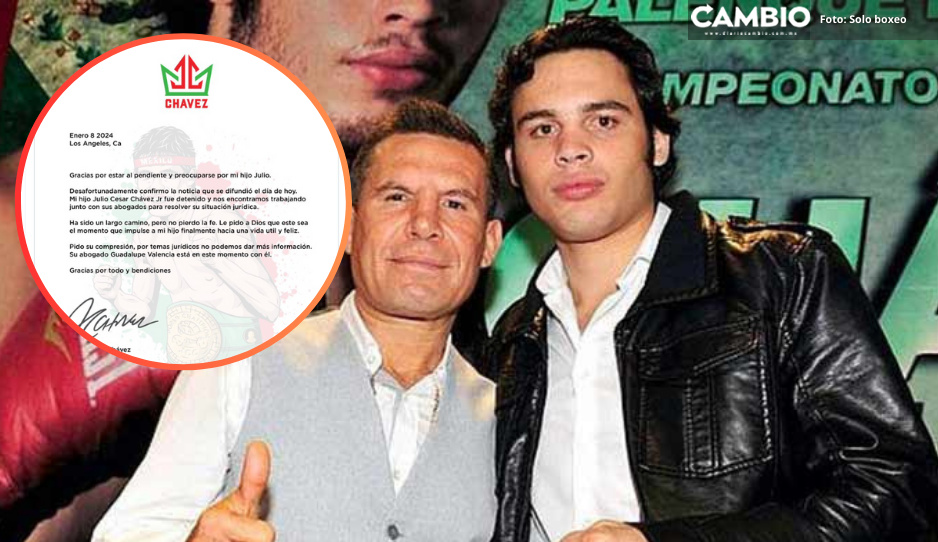 Julio César Chávez confirma detención de su hijo: no pierdo la fe para que encuentre la luz