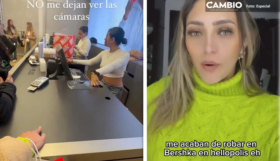 VIDEO: ¡Ya no hay seguridad! Roban bolso a Leidy Salazar en Bershka de Angelópolis