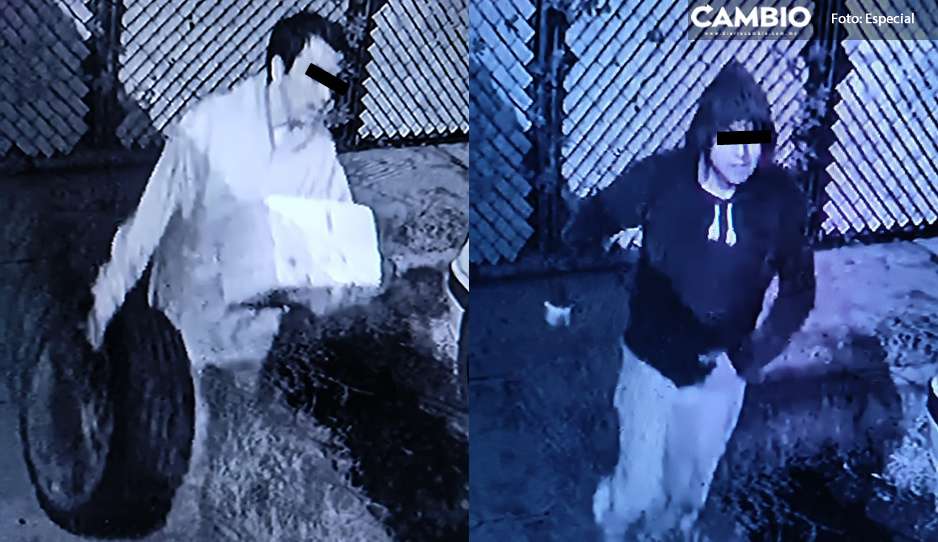 ¿Los has visto? Exhiben rostro de ladrones de autopartes en Villa Verde