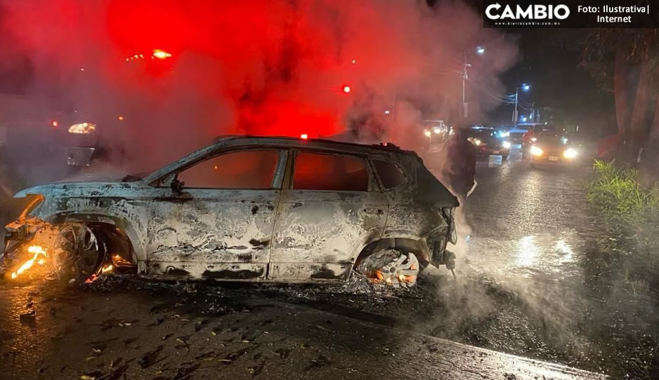 Ola de violencia en Tabasco deja dos muertos, autos quemados y balaceras (VIDEO)