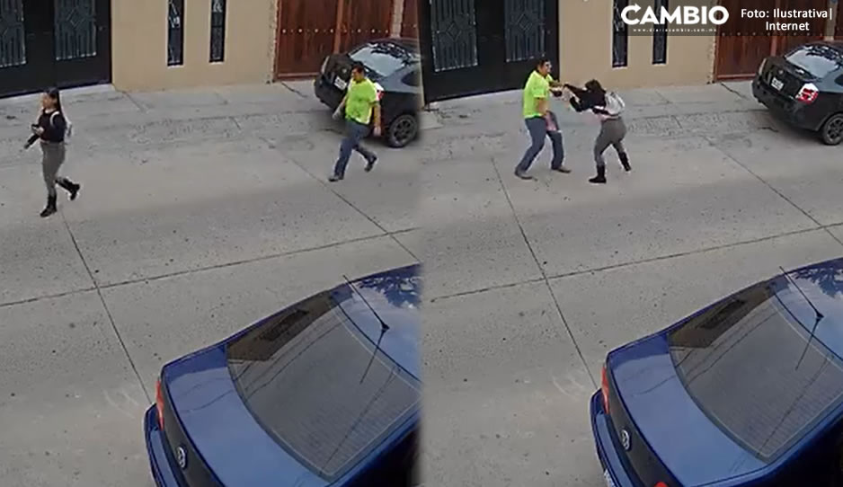 FUERTE VIDEO: Asaltante apuñala y mata a Montserrat tras no llevar nada de valor