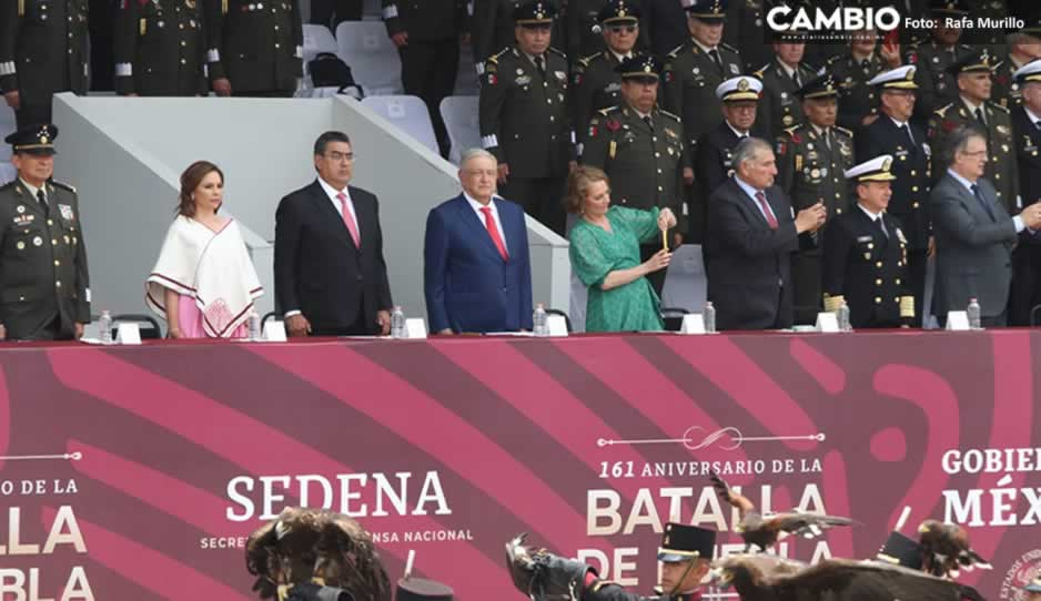 AMLO encabeza el 161 aniversario de la Batalla de Puebla (VIDEO)