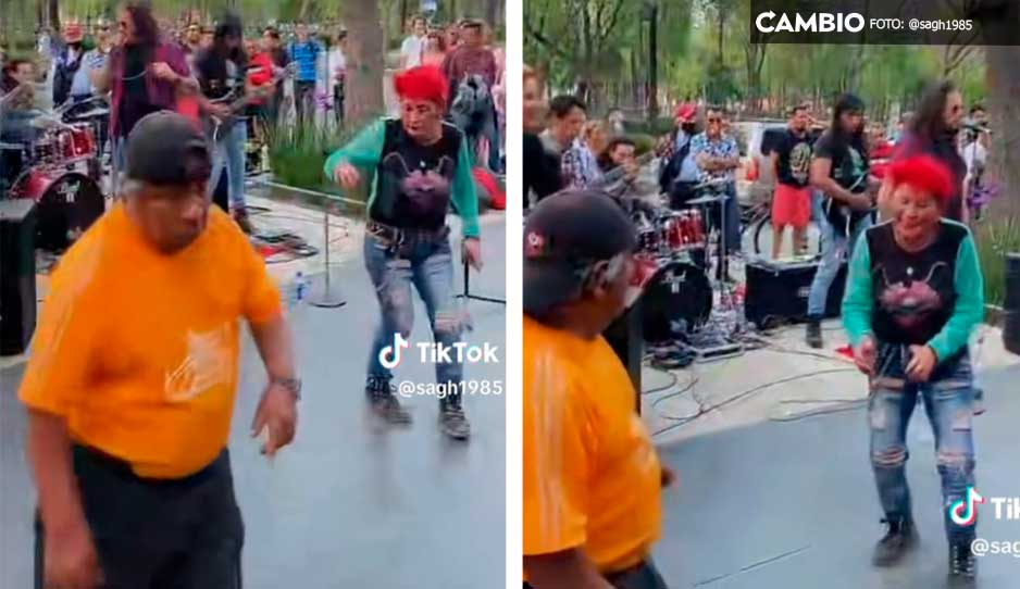 Abuelitos post-punk bailan al ritmo de Depeche Mode en las calles de CDMX (VIDEO)