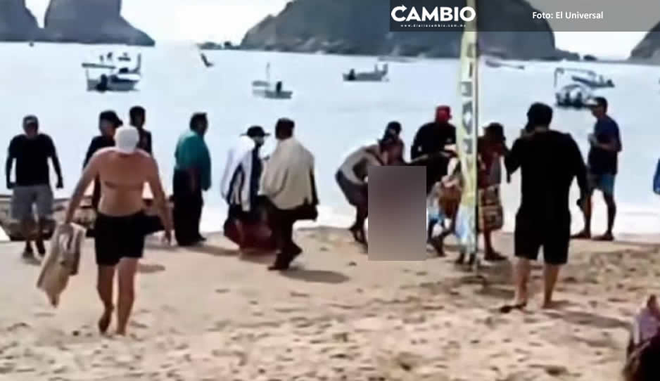 FUERTE VIDEO: Tiburón ataca y mata a turista en playa de Jalisco