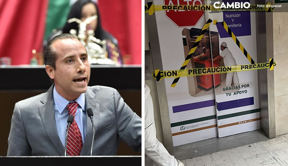 Exhibe Mario Riestra negligencia del IMSS San José, al no reparar elevador