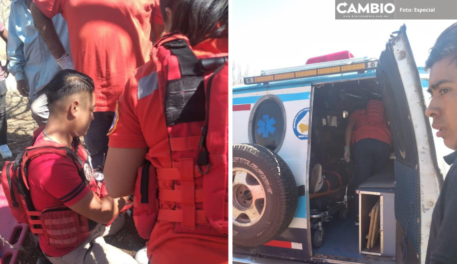 Volcadura de combi deja cinco lesionados en Acatlán