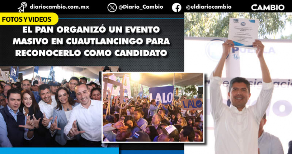 Morena no ha dado buenas cuentas a Puebla: Lalo al recibir constancia como candidato (VIDEOS)