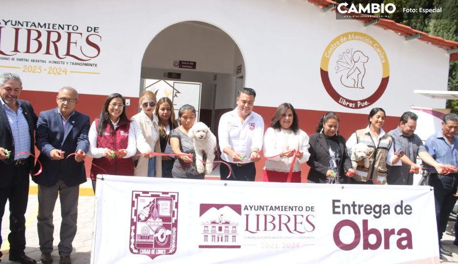 Libres inaugura Centro de Atención Canina