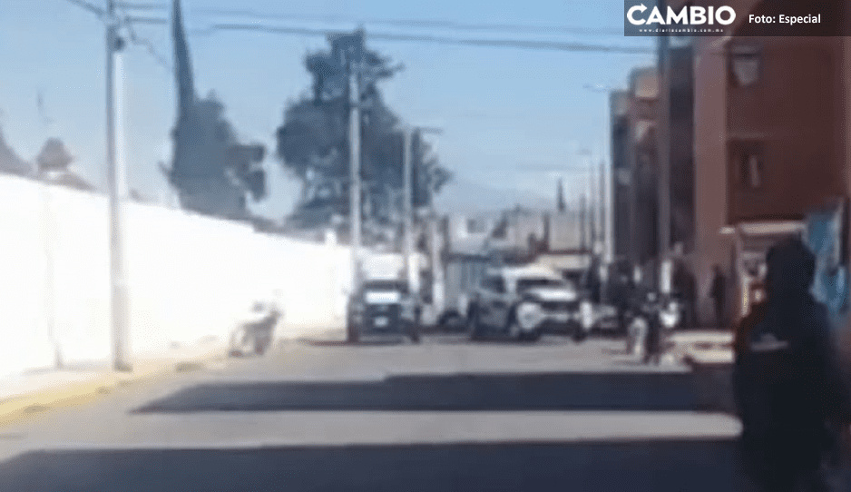 Se desata balacera en fraccionamiento de Texmelucan