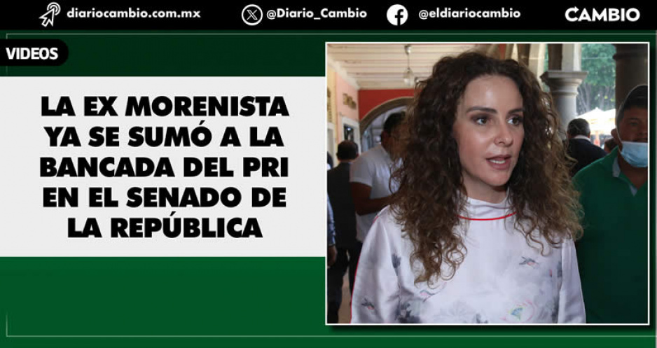 Nancy de la Sierra vuelve al PRI y ya se apuntó por la candidatura a la gubernatura