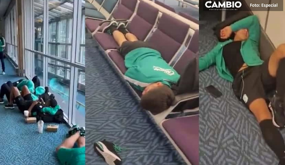 ¡Todo mal! Larcamón y Club León duermen en el aeropuerto por error de la Leagues Cup