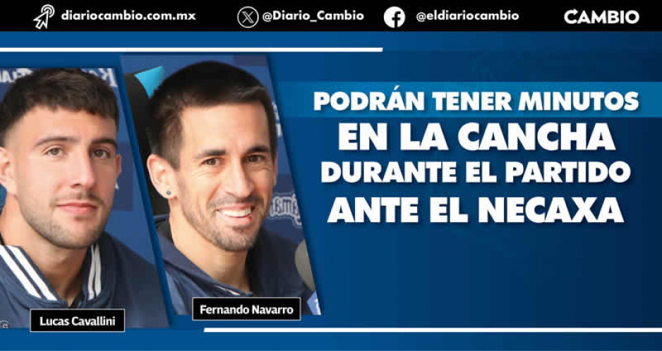 Cavallini y ‘Viejito’ Navarro tendrán minutos este sábado ante Necaxa; Ormeño está descartado