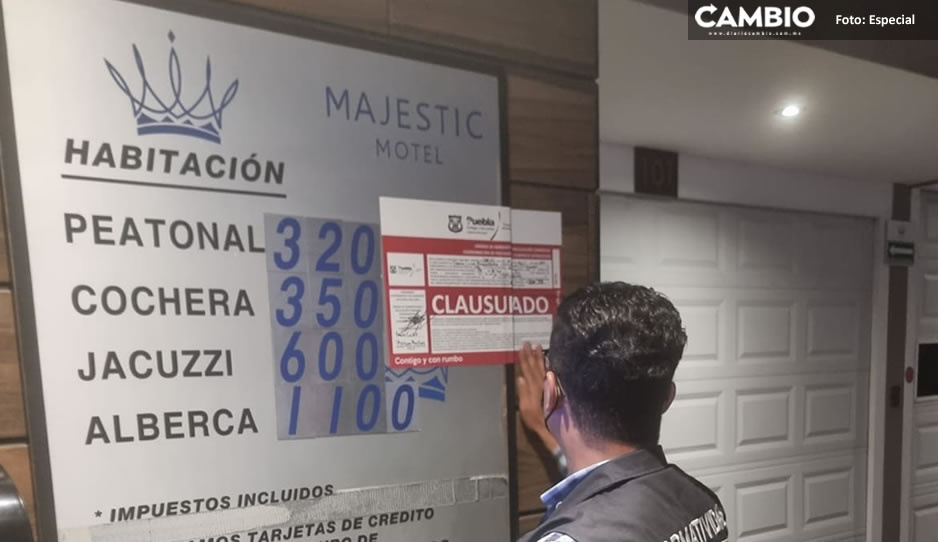 “Les cayó el chahuistle” Clausuran el Motel Majestic por no contar con permisos