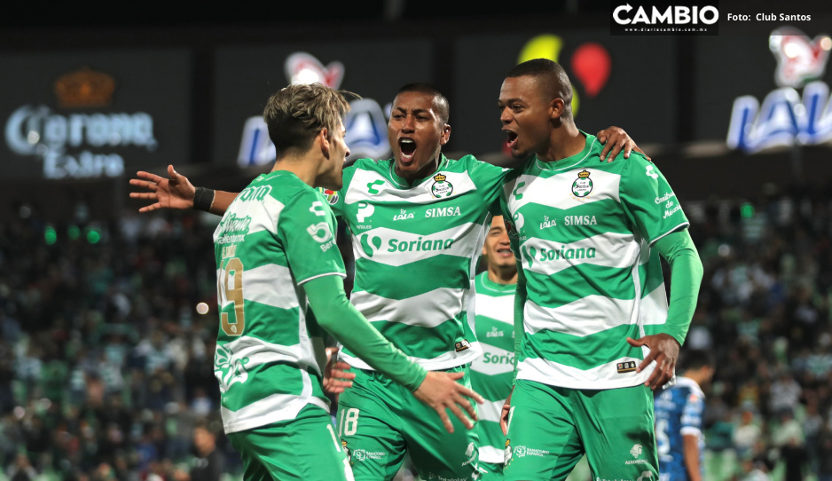 ¡Club Puebla no levanta! Ahora pierde ante Santos con 3-0