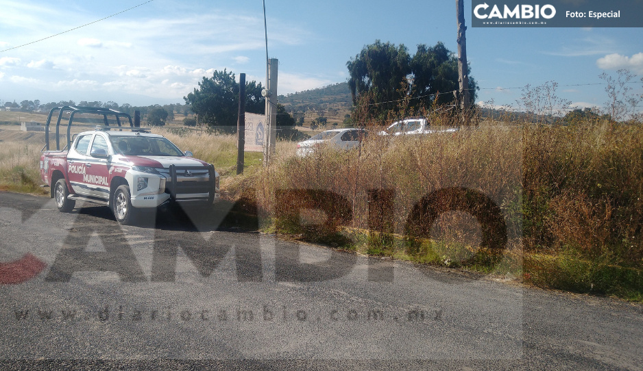 Abandonan cadáver embolsado en faldas del cerro Totolqueme